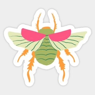 Flying Beetle Sticker